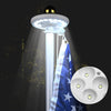 Yescom Solar Powered Flagpole LED Light 26 LEDs D9/16" New