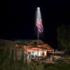 Yescom Solar Powered Flagpole LED Light 26 LEDs D9/16" New