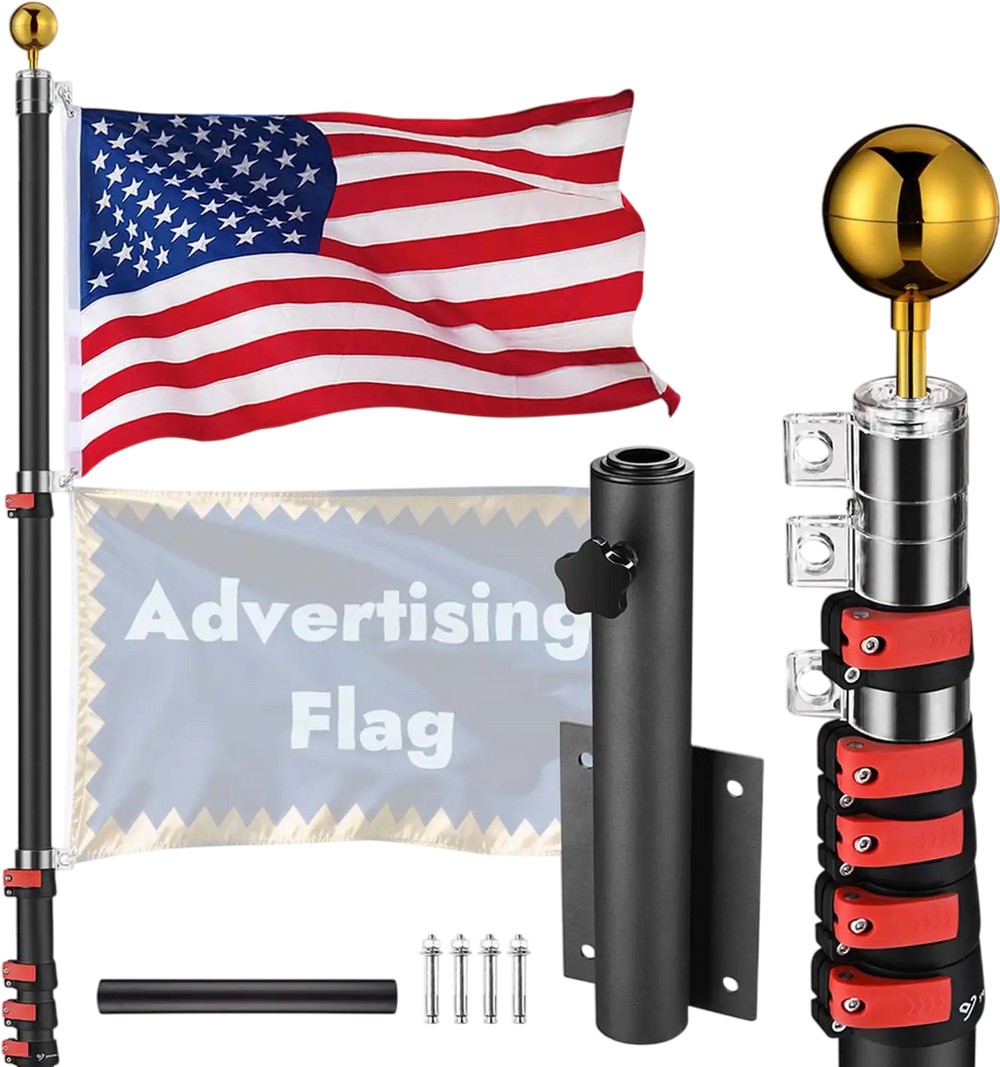 Yescom Flagpole Kit 20ft New