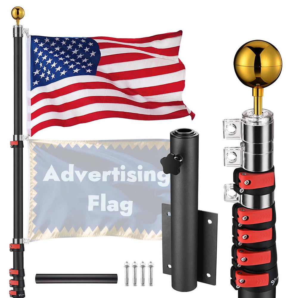 Yescom Flagpole Kit 20ft New