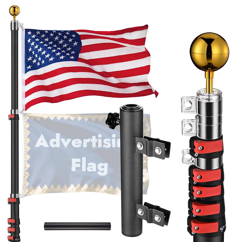 Yescom Flagpole Kit 20ft New