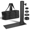 Yescom Portable Telescopic Tailgating Flagpole Tire Mount 16"x6" New