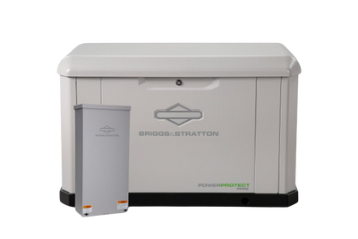 Briggs & Stratton 040782 Power Protect 22kW Standby Generator LP/NG with Dual 200 Amp Automatic Transfer Switch and Symphony Power Management New