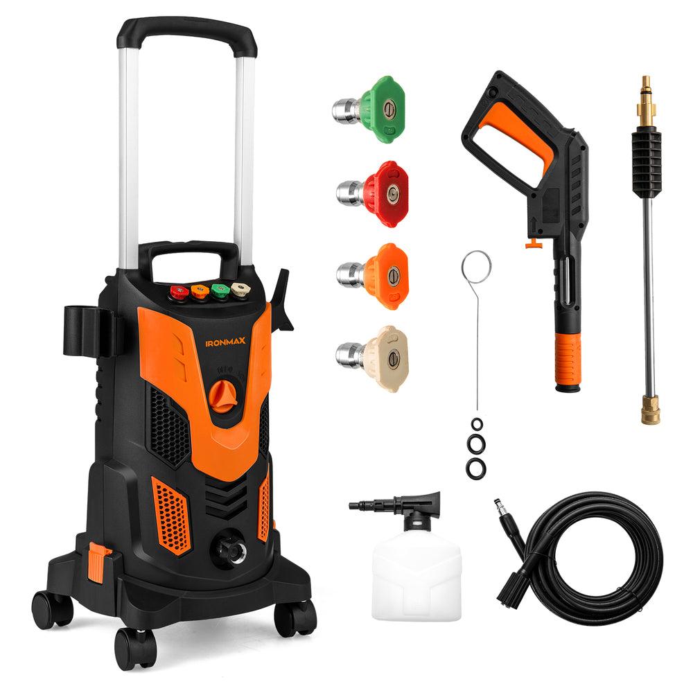 2300 PSI 1.8 GPM Electric High Pressure Power Washer-Orange - Gallery View 1 of 9