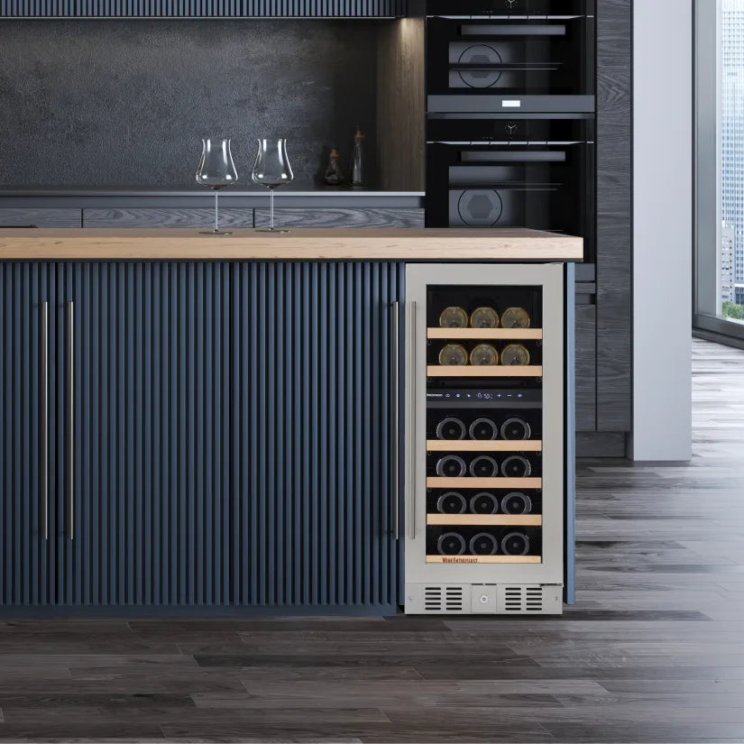 Wine Enthusiast Latitude S Wine Cellar 15" Undercounter Dual Zone Wi-Fi Enabled New