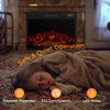 23-inch electric fireplace insert with adjustable flame color, featuring overheat protection and low-noise operation.