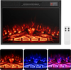 23 Inch Electric Fireplace Insert Fireplace Heater with Adjustable Flame Color