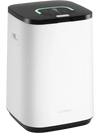 23L large hot towel heater in white with adjustable timer and rapid heating for warm towels at home or spa.