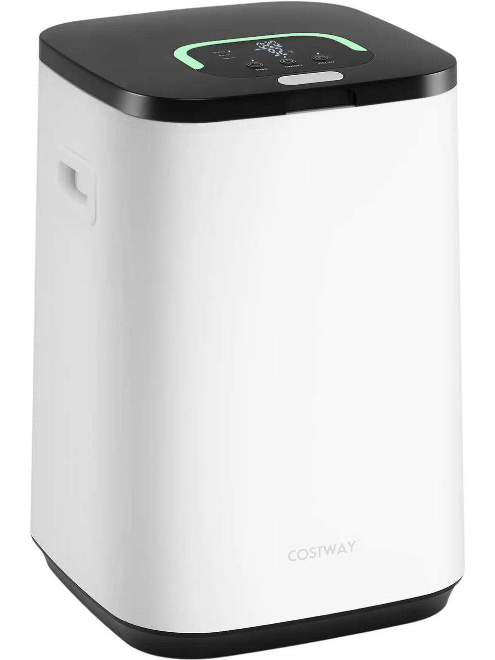 23L large hot towel heater in white with adjustable timer and rapid heating for warm towels at home or spa.