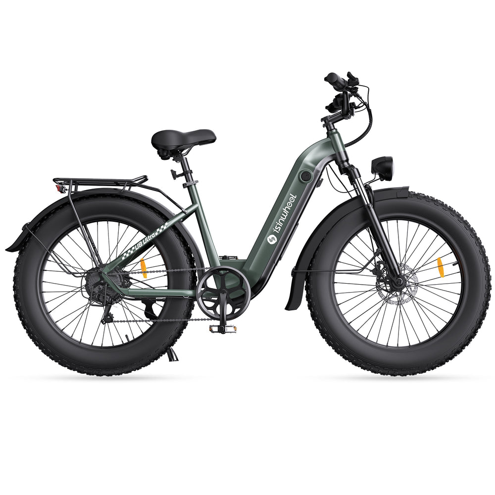 isinwheel U8 Plus Electric Bike for Adults - Green