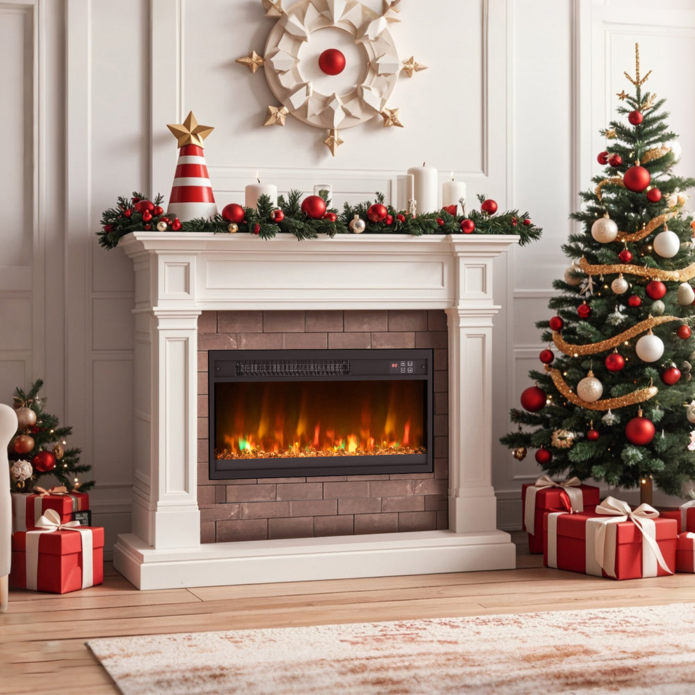 18/23/26 Inch 1500W Electric Fireplace Insert with Remote Control-23 inches - Gallery View 1 of 10