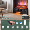 23" WiFi fireplace insert in black features customizable flame effects, remote control, and powerful 1500W heating for cozy spaces.