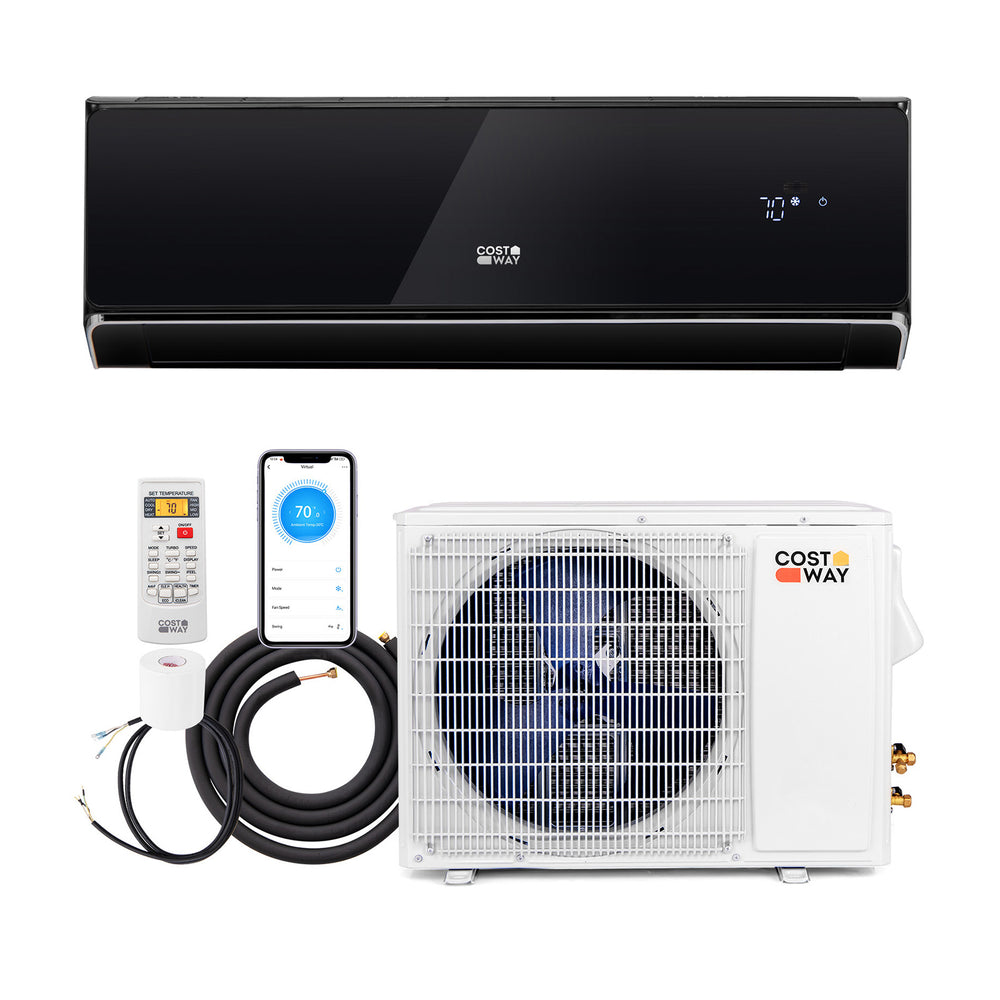 Costway Mini Split Air Conditioner & Heater 24000 BTU Wifi Enabled 21 SEER2 New