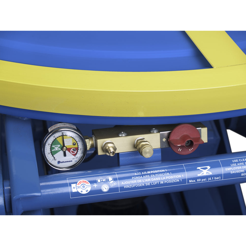 Bishamon EZ Loader Pallet Positioner Pneumatic Self-Leveling Table 4000 Lbs Load New
