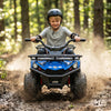 24V Electric Ride On Quad with LED Headlights-Blue - Gallery View 1 of 9