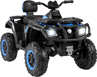 Costway 24V 2-Seater Kids ATV Ride-On 4 Motors LED Lights Music 93972642 New
