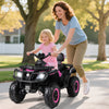 24V Kids ATV 2-Seater with 4 Motors with LED Lights and Music-Pink - Gallery View 1 of 11