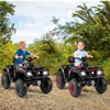 24V Kids ATV 2-Seater with 4 Motors with LED Lights and Music-Red - Gallery View 1 of 10