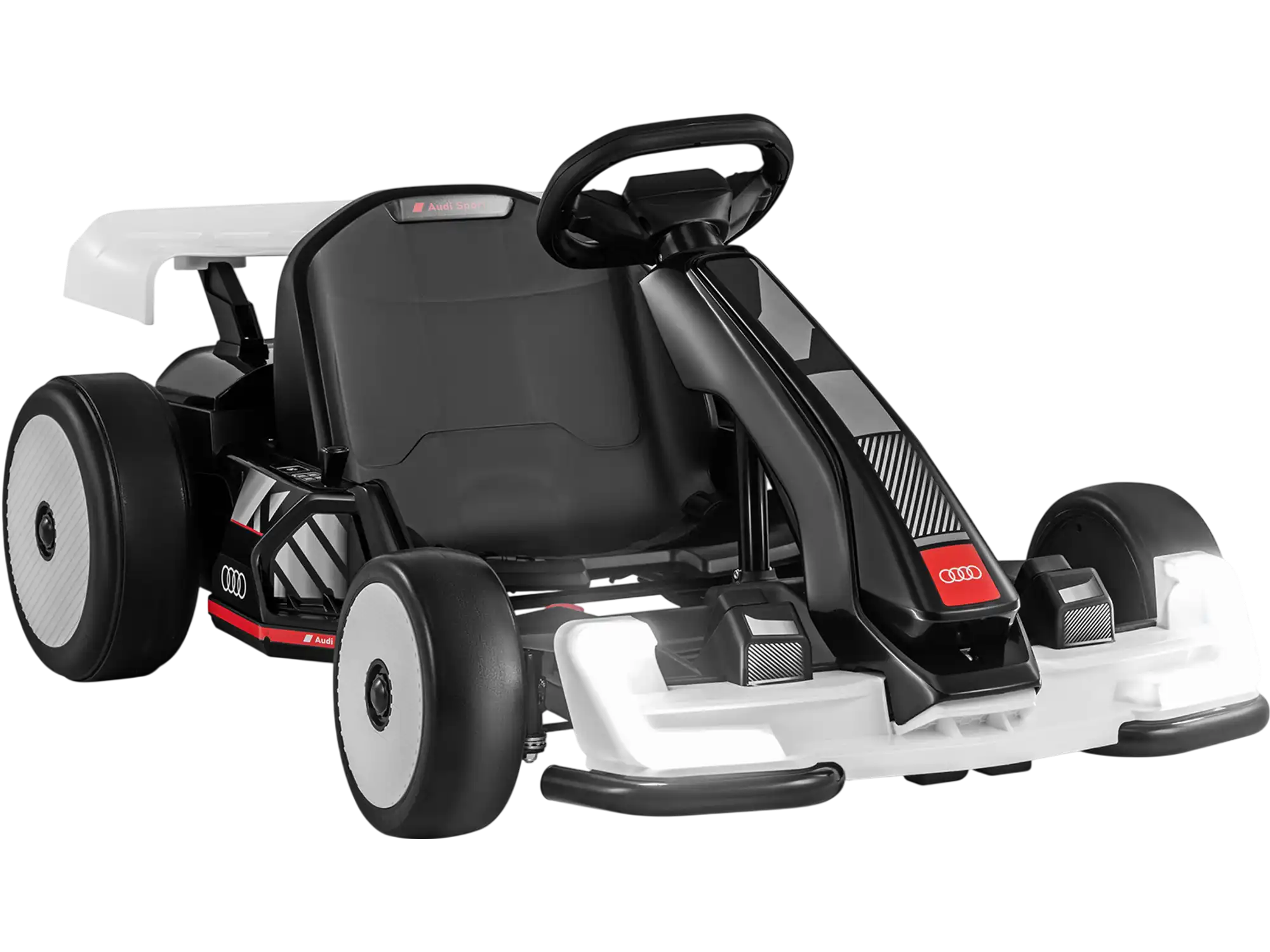 Costway Licensed Audi 24V Kids Go Kart Adjustable Ride-On Racing Toy w/ Horn 15763167 New