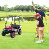 24V Kids Golf Cart 4WD 2-Seater Ride on Car with Storage Trunk and Horn-Pink - Gallery View 1 of 12