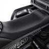 Close-up of the black seat on a 24V Kids Ride on Electric ATV, designed for comfort and safety during rides.