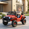 24V Ride On Car for Kids with Parent Remote Control and Music-Red - Gallery View 1 of 10