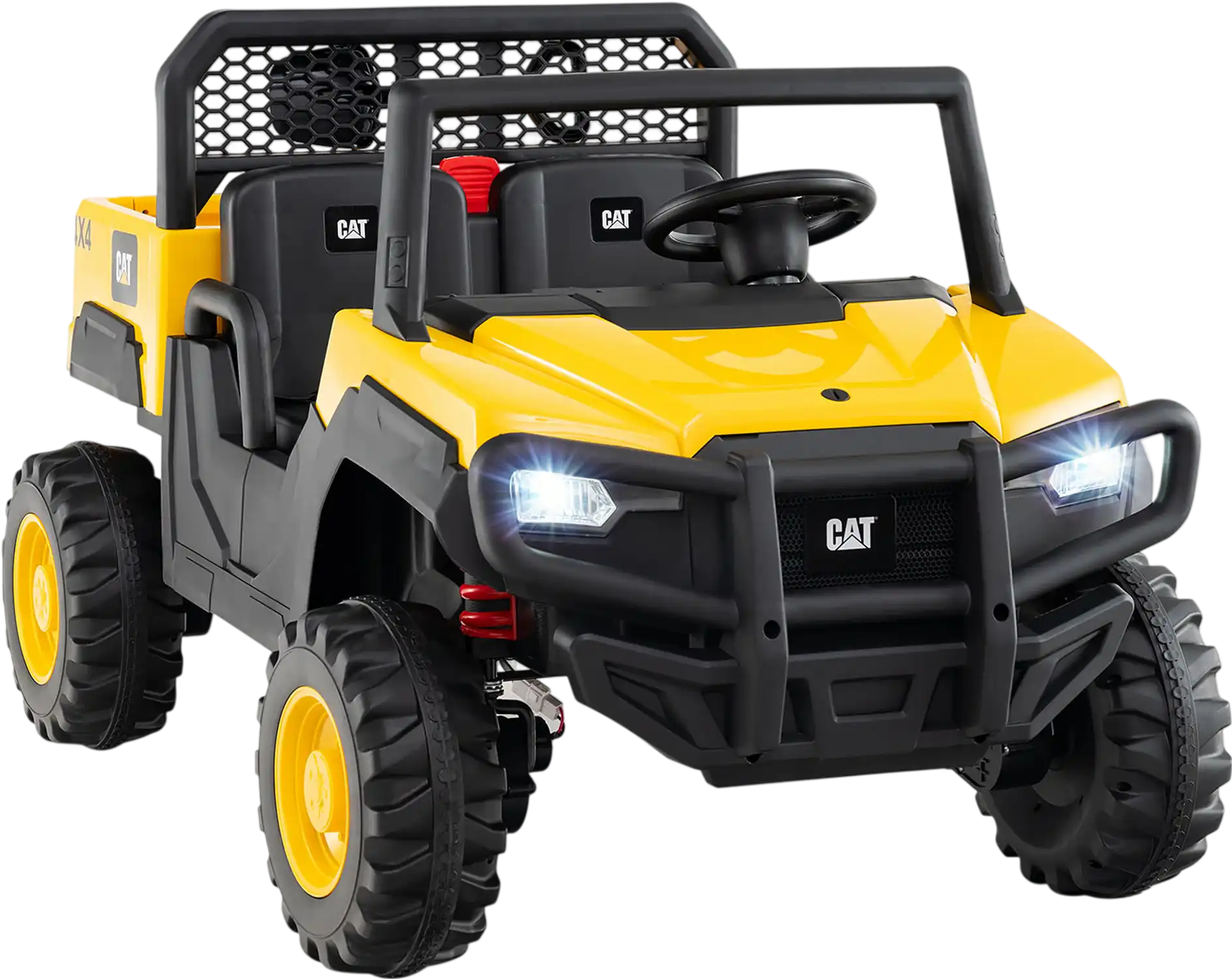 Costway 24V Licensed Caterpillar 2-Seater Ride On Dump Truck w/ Remote Control 96568345 New