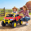 24V Ride On Dump Truck Car Off-Road with Remote Control and Music-Red - Gallery View 1 of 11