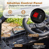 Intuitive control panel of the 24V Ride On Dump Truck features USB port and volume controls for easy operation and entertainment.