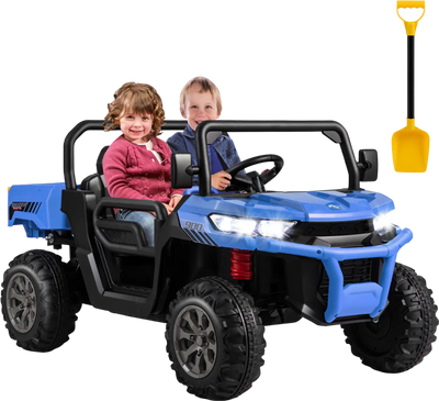 Costway 24V 2-Seater Kids Ride-On Dump Truck w/ Remote Control 26187493 New