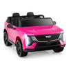 24V Ride on Truck 2-Seater Licensed Cadillac with Remote Control-Pink - Gallery View 1 of 14