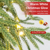 24" pre-lit tabletop Christmas tree with 35 LED lights and rotating musical base, perfect for festive decorations.