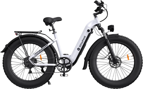 isinwheel U8 Plus Electric Bike All-Terrain 1500W 28 MPH 75 Mile Range 48V New