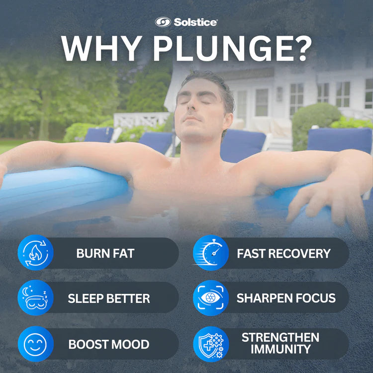 Swimline Solstice 25001 Cold Plunge Inflatable Tub 30" Deep 100 Gal. Capacity New