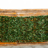 Faux ivy leaf decorative privacy fence, 40 x 95 inches, ideal for indoor/outdoor use, providing lush green coverage.