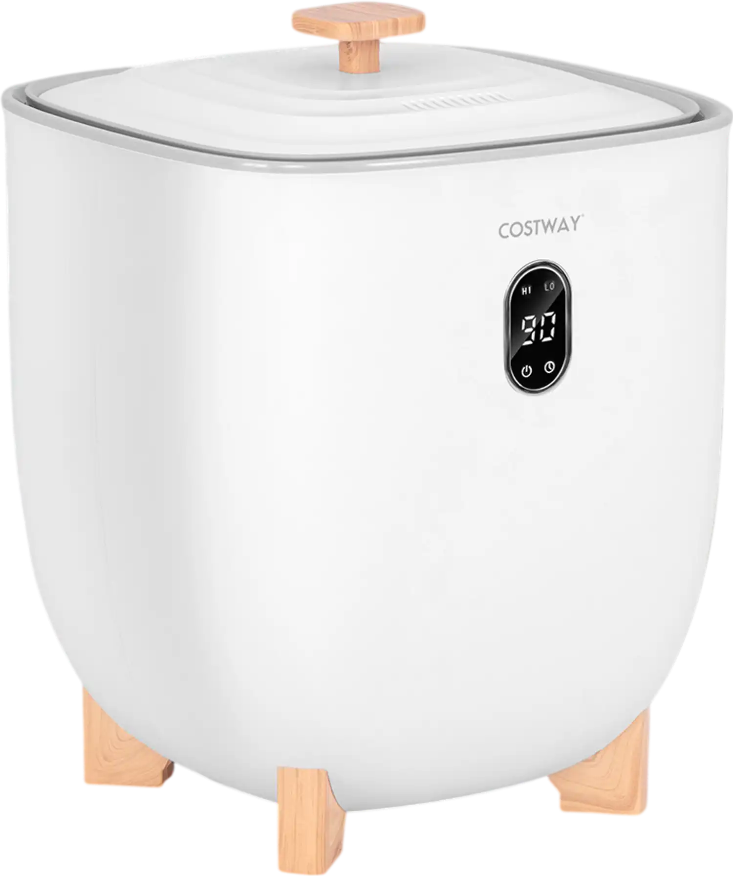 Costway 25L Towel Warmer Bucket 2 Temp Settings Auto Shut Off White 65948231 New