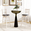 25"/30.5" Swivel Barstools Set of 2, 360° Rotating Bar/Counter Height Chairs with Upholstered Seat-30.5 Inch - Gallery View 1 of 9
