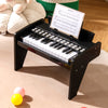 25 Keys Kids Piano Keyboard with Adjustable Speed and Volume-Black - Gallery View 1 of 9