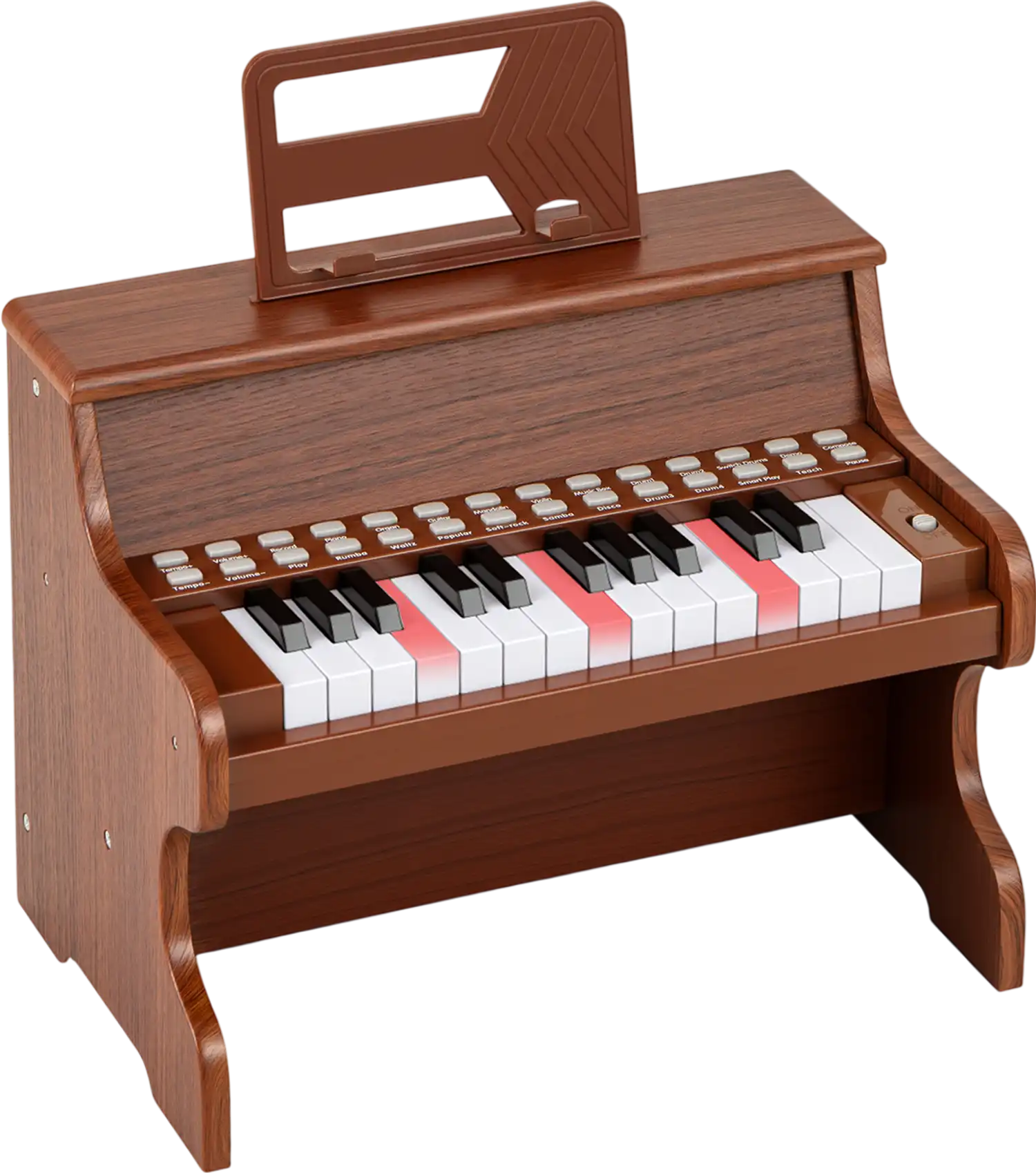 Costway 25-Key Kids Piano Keyboard Teaching Mode Adjustable Speed 78188397 New