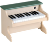 25-key kids piano keyboard in green with removable music stand, designed for safe and creative music play.