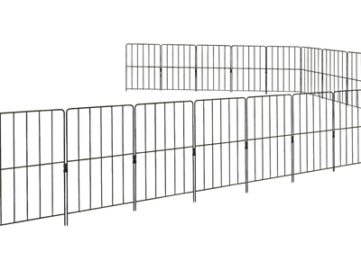 Costway Decorative Rustproof Garden Fence Set 50 Pack 51308996 New