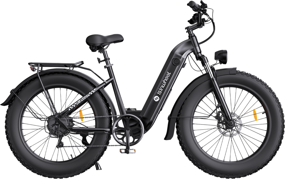 isinwheel U8 Plus Electric Bike for Adults - Black
