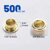 Yescom Copper Brass Grommet & Washer Eyelet 1/2", 3/8", 7/32" New