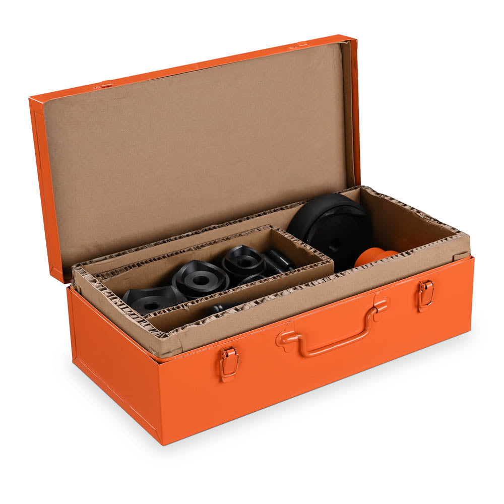 Yescom Hydraulic Hole Punch 15 Ton Heavy Duty Metal Hole Knockout 10-Die New