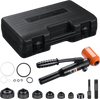 Yescom Hydraulic Punch Tool 8 Ton 1/2-2in Knockout Set New