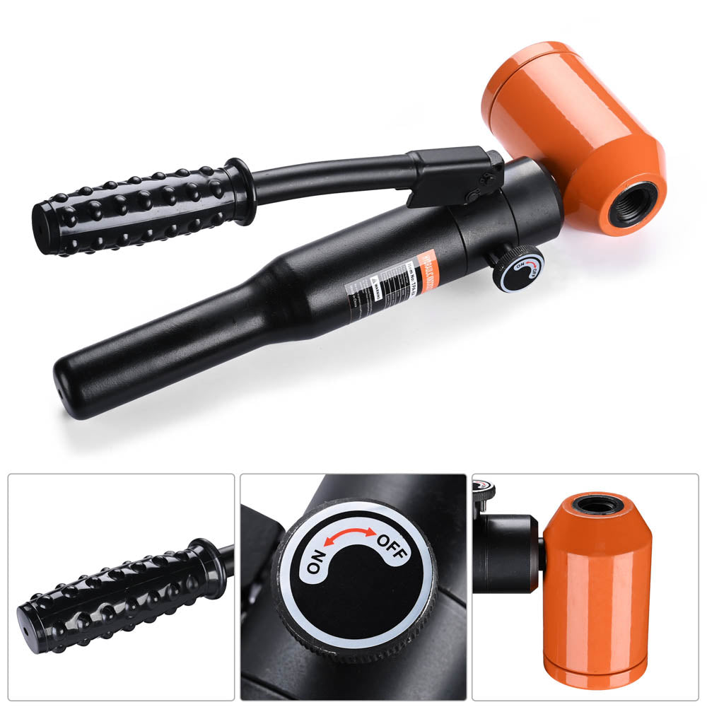 Yescom Hydraulic Punch Tool 8 Ton 1/2-2in Knockout Set New