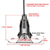 Yescom Adjustable Wire Gripper with Hinged Mount for 1-2mm Cable 20ct. New