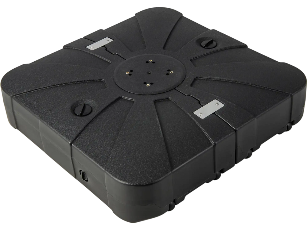 260 lbs Offset Patio Umbrella Base with Wheels Sand Water Filled