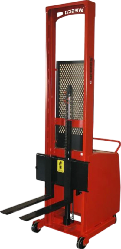 Wesco 261039 Counter-Balance Powered Stacker 1000 lb. Load with 76