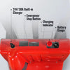 2640lbs Electric Straddle Stacker,  118" Lift,  Adjustable Legs & Forks,  F26-118SLA